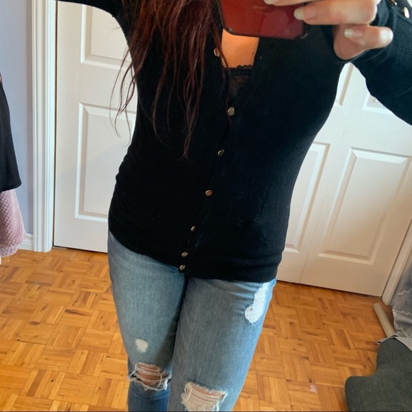 ZARA women’s size small black cardigan - Picture 2 of 11